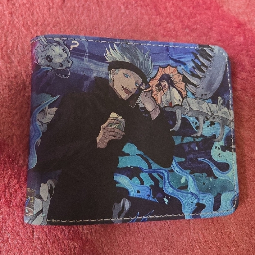 New Gojo Jujutsu Kaisen Anime Manga Leather Wallet